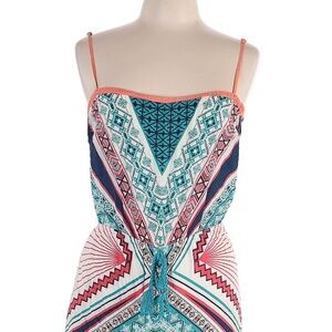 Flying Tomato Geometric Patterned Romper